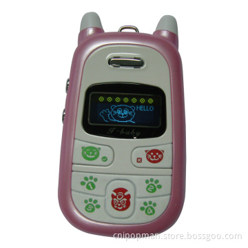 A88 Children Mobile Phone Quad Band Ultra-Low Radiation Tracing Kids Phone Pink